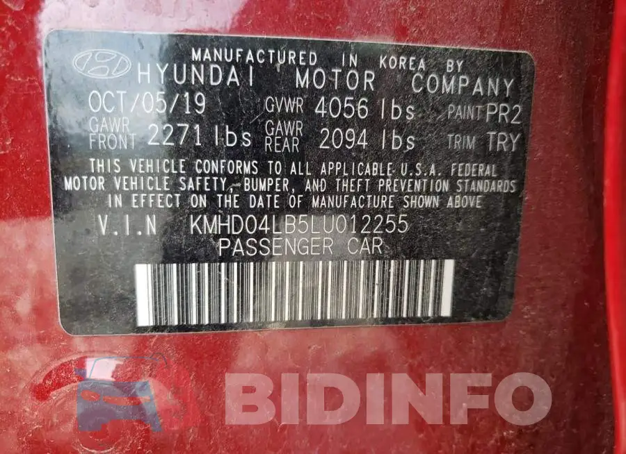 KMHD04LB5LU012255 Photo# 10