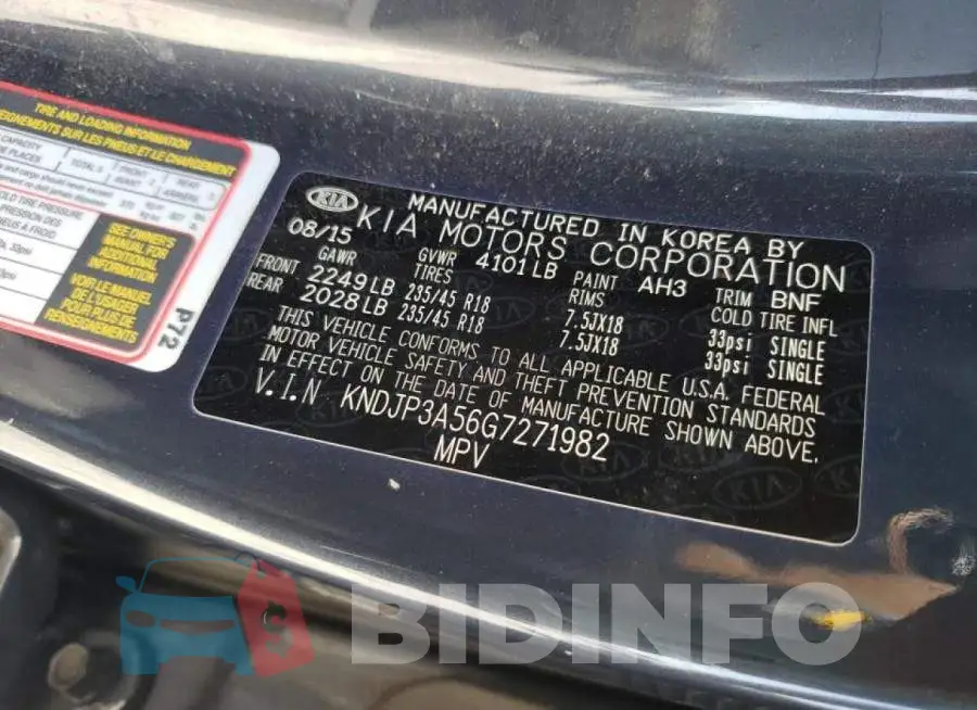 KNDJP3A56G7271982 Photo# 10