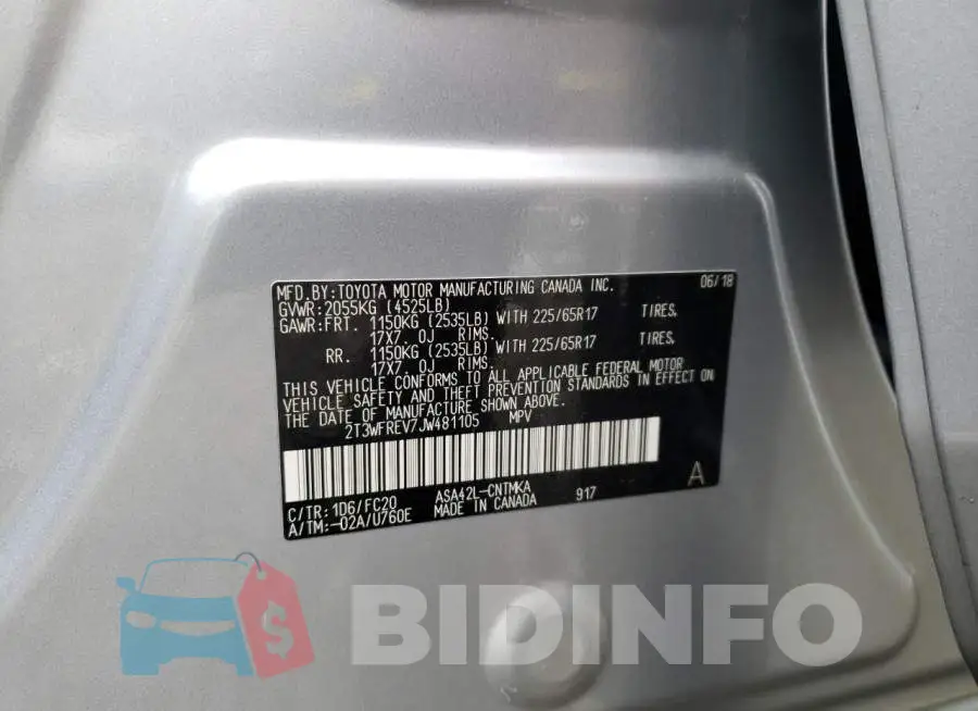 2T3WFREV7JW481105 Photo# 10
