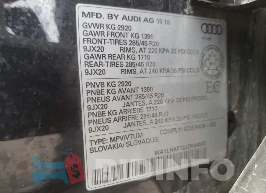 WA1LHAF72JD044683 Photo# 10