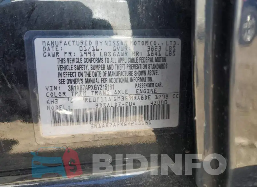 3N1AB7APXGY215181 Photo# 10