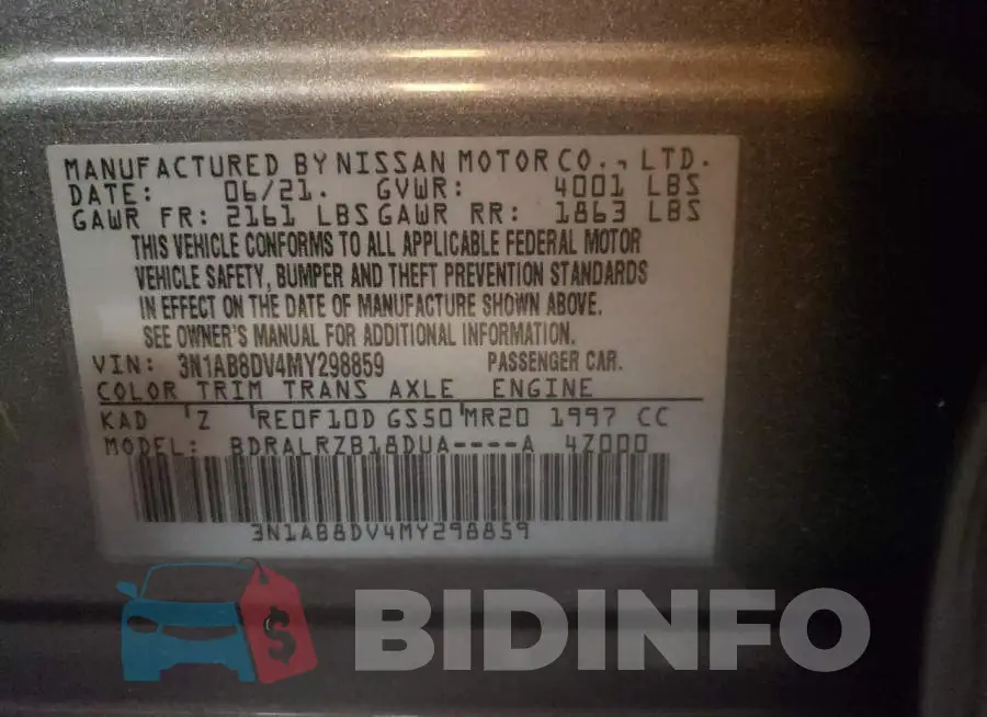 3N1AB8DV4MY298859 Photo# 10