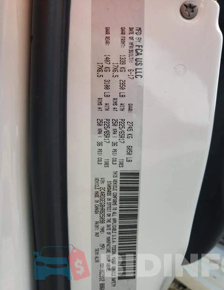 2C4RDGEG8HR825098 Photo# 10