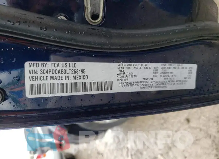 3C4PDCAB3LT268195 Photo# 10