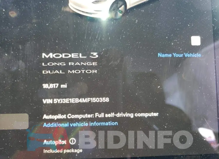 5YJ3E1EB4MF150358 Photo# 8
