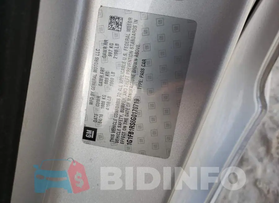 1G1FB1RS6G0170719 Photo# 10
