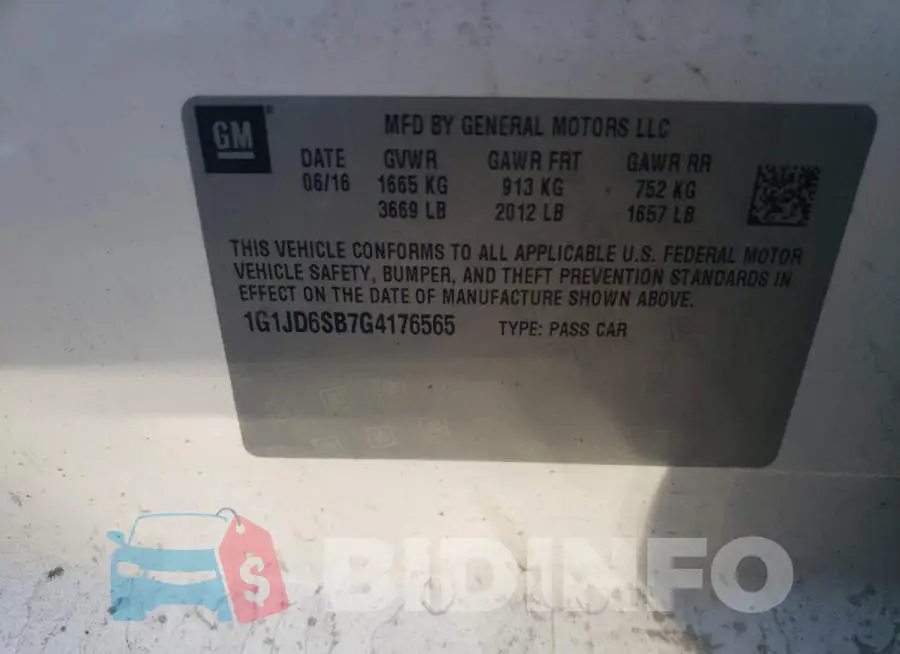 1G1JD6SB7G4176565 Photo# 10
