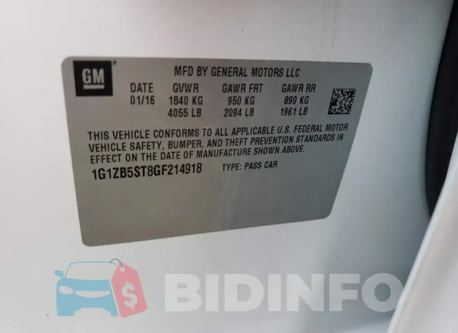 1G1ZB5ST8GF214918 Photo# 10