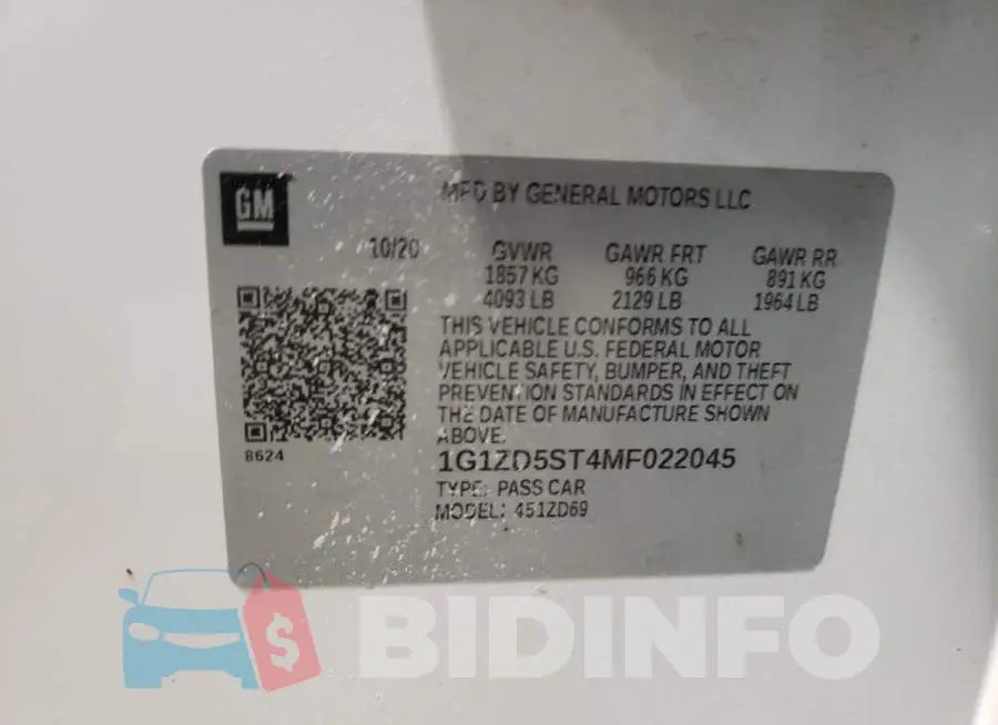 1G1ZD5ST4MF022045 Photo# 10