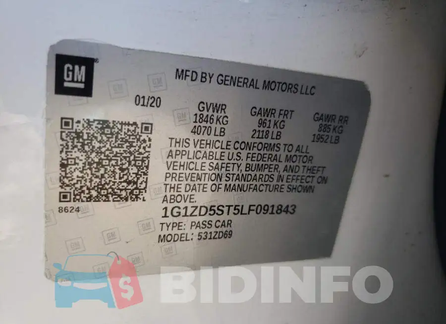 1G1ZD5ST5LF091843 Photo# 10
