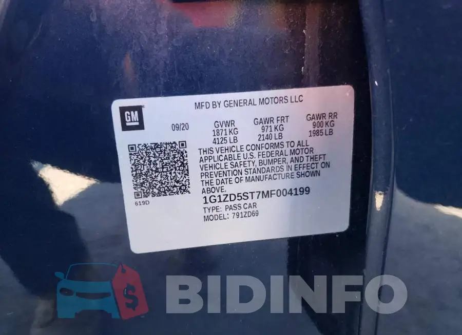 1G1ZD5ST7MF004199 Photo# 10
