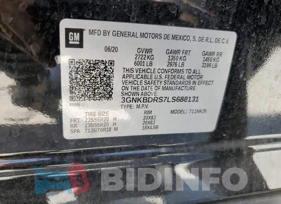 3GNKBDRS7LS688131 Photo# 10