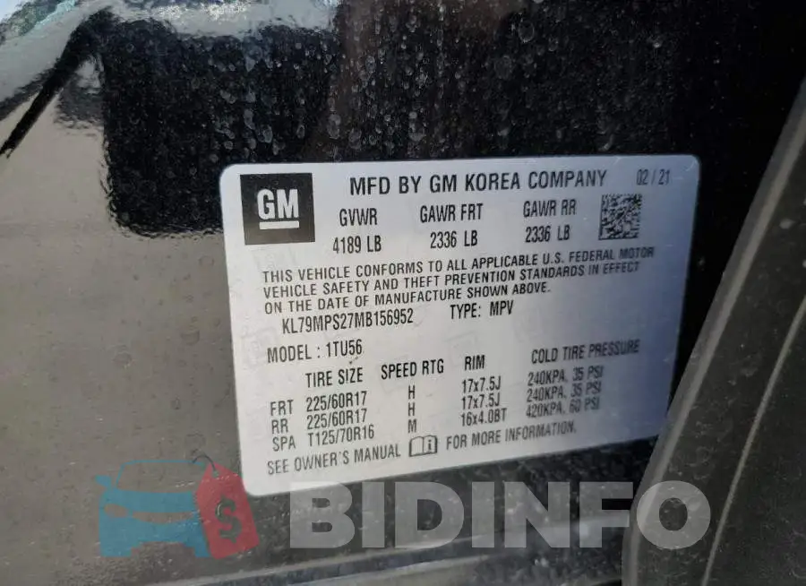 KL79MPS27MB156952 Photo# 10