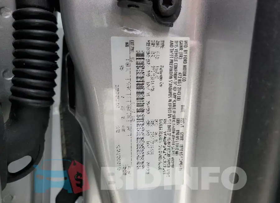1FADP3K21JL272351 Photo# 10