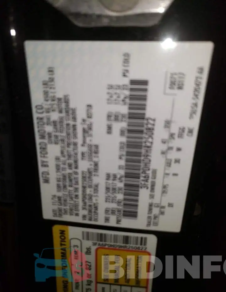 3FA6P0HD9HR250822 Photo# 10