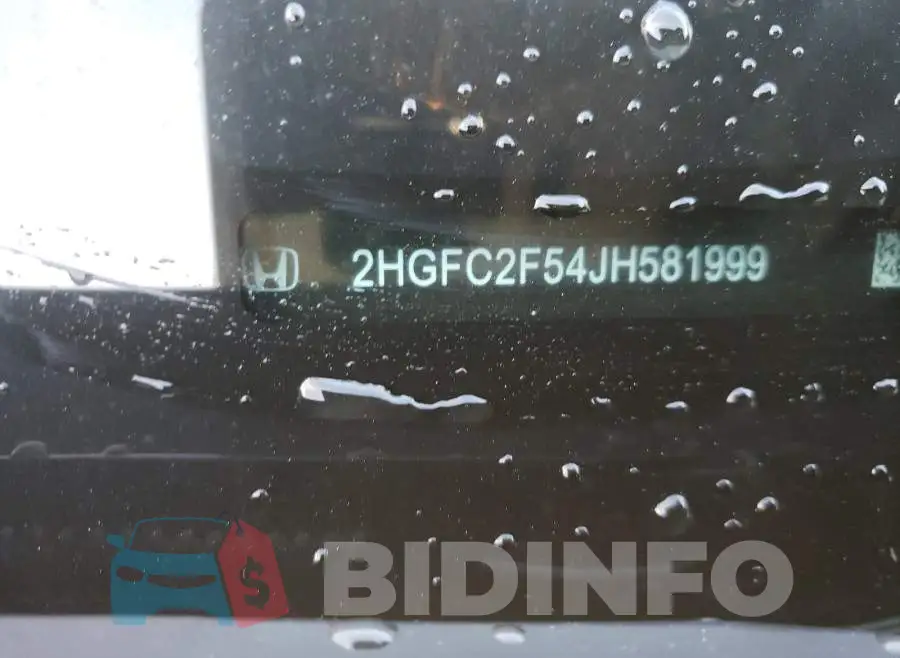 2HGFC2F54JH581999 Photo# 10