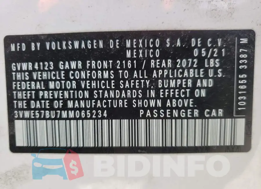 3VWE57BU7MM065234 Photo# 10
