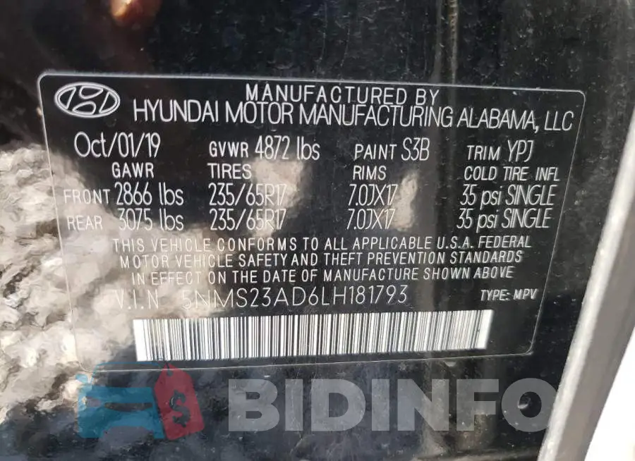 5NMS23AD6LH181793 Photo# 10
