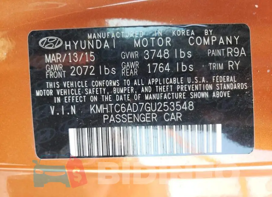 KMHTC6AD7GU253548 Photo# 10