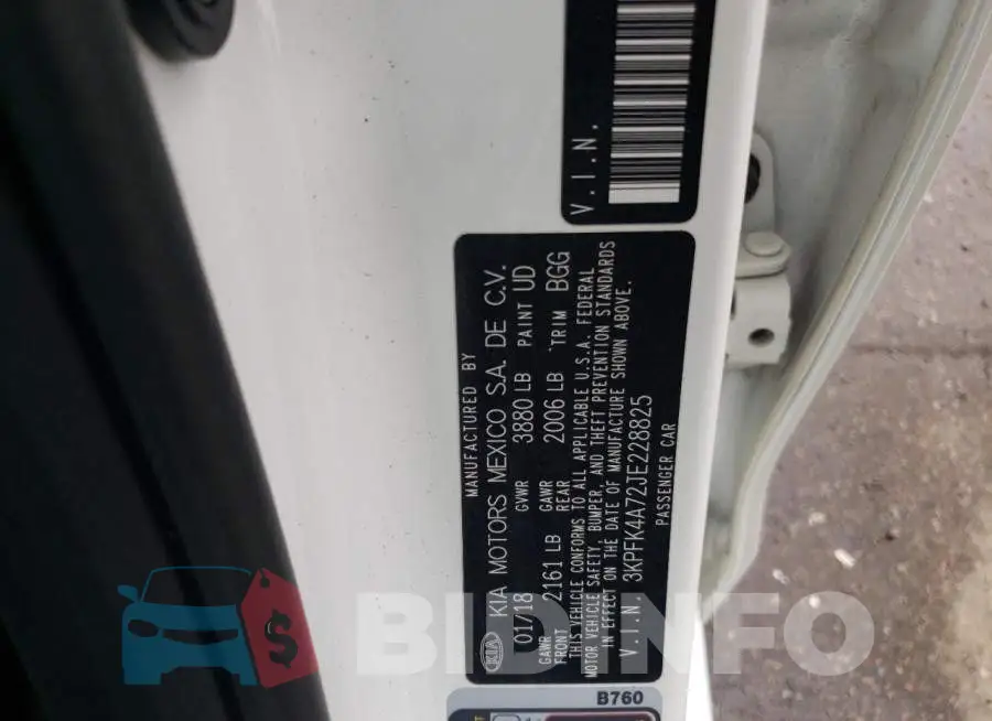 3KPFK4A72JE228825 Photo# 10
