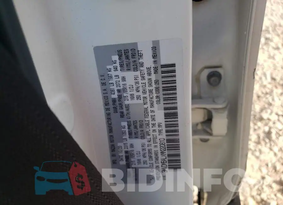 3MVDMBALXMM220810 Photo# 10