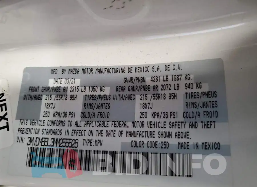 3MVDMBBL3MM255526 Photo# 10