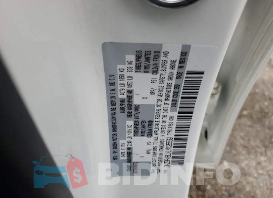 3MZBPABLXLM125569 Photo# 10
