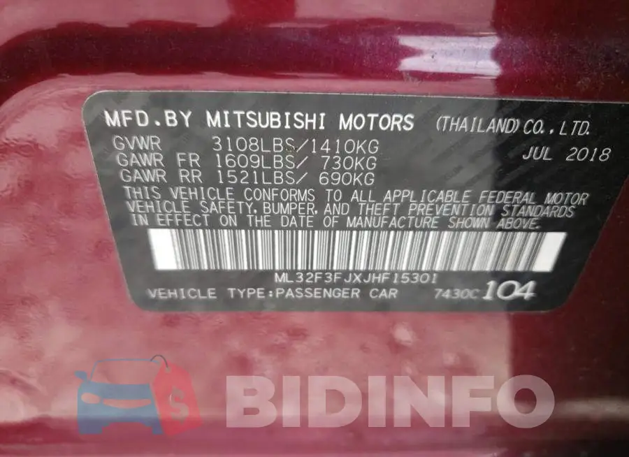 ML32F3FJXJHF15301 Photo# 10