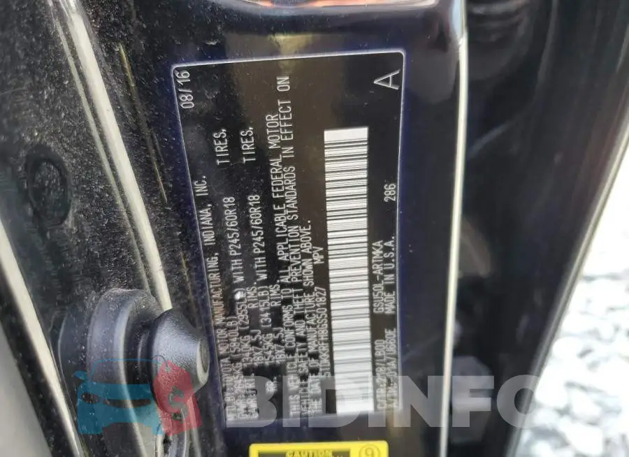 5TDKKRFH8GS501827 Photo# 10