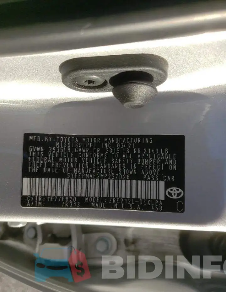 5YFEPMAE2MP227026 Photo# 10
