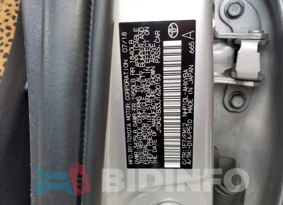 JTDKDTB33J1620150 Photo# 10