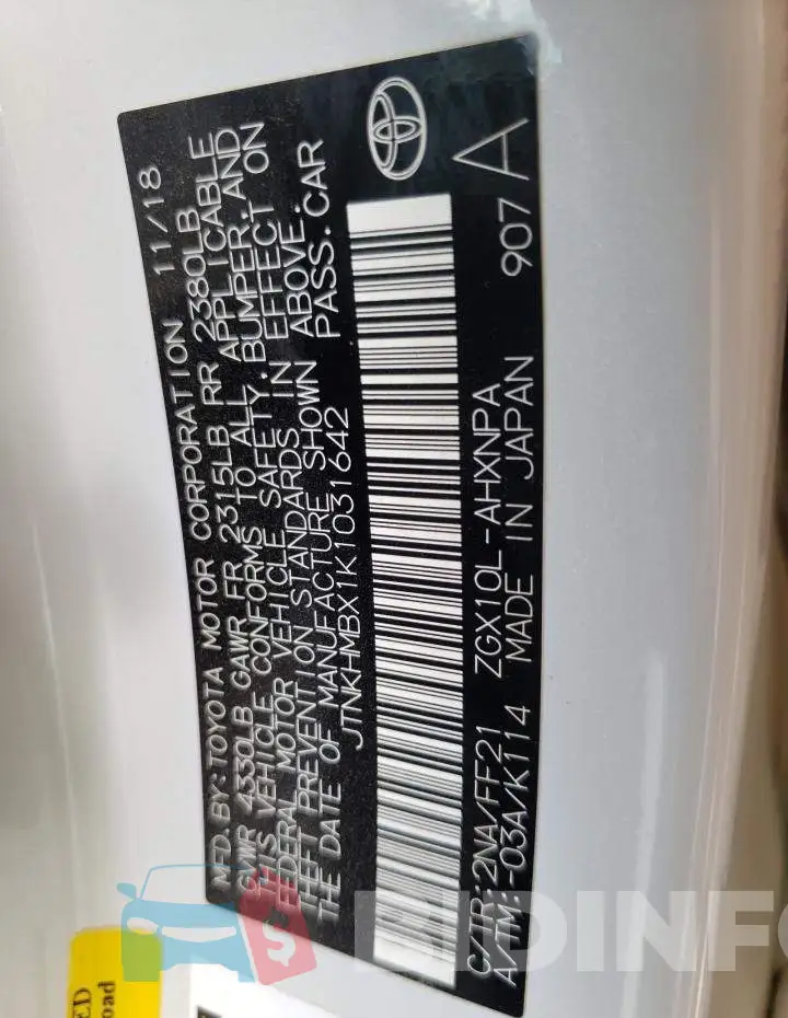 JTNKHMBX1K1031642 Photo# 10