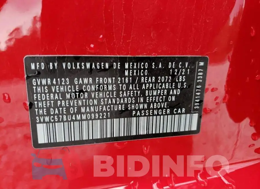 3VWC57BU4MM099221 Photo# 10