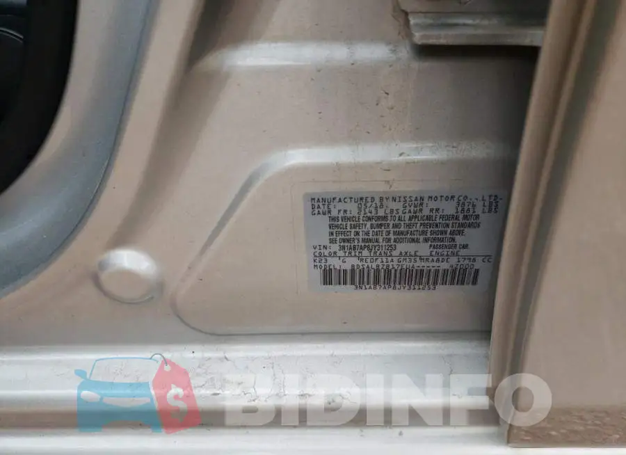 3N1AB7AP8JY311253 Photo# 10
