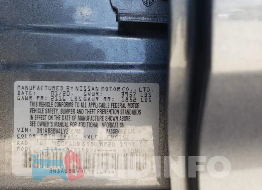 3N1AB8BV4LY216744 Photo# 10