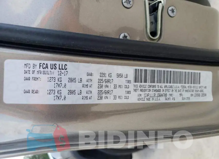 1C4PJLLB1JD604709 Photo# 10