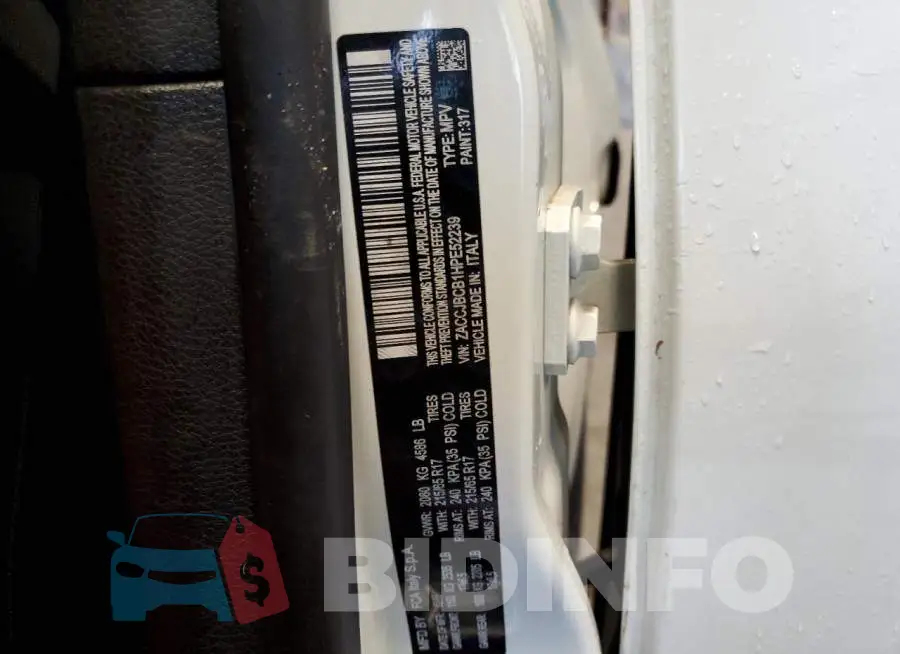 ZACCJBCB1HPE52239 Photo# 10