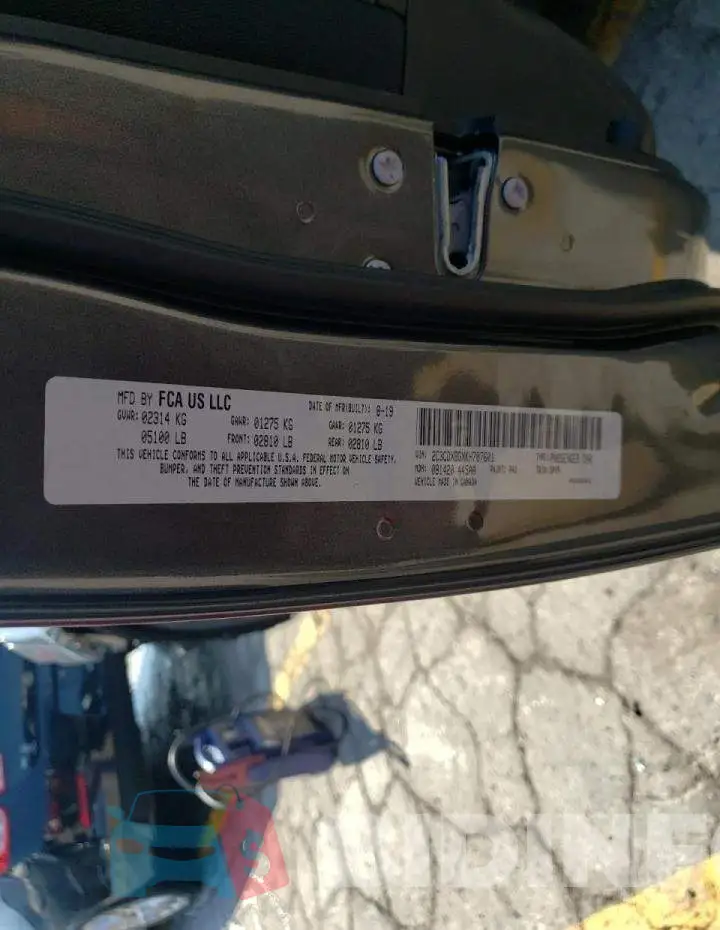 2C3CDXBGXKH707601 Photo# 10