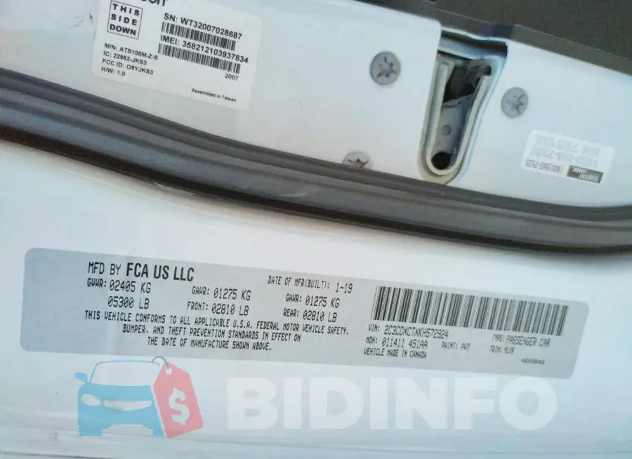 2C3CDXCTXKH572924 Photo# 10