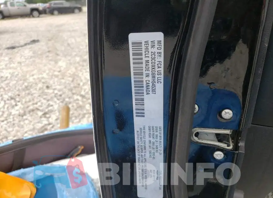 2C3CDXKG6MH545307 Photo# 10