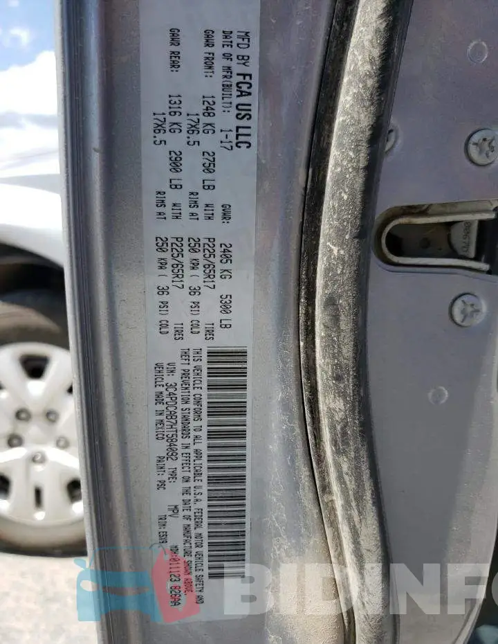 3C4PDCAB7HT584092 Photo# 10