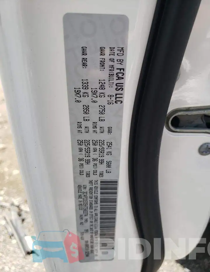 3C4PDDEG5HT502274 Photo# 10
