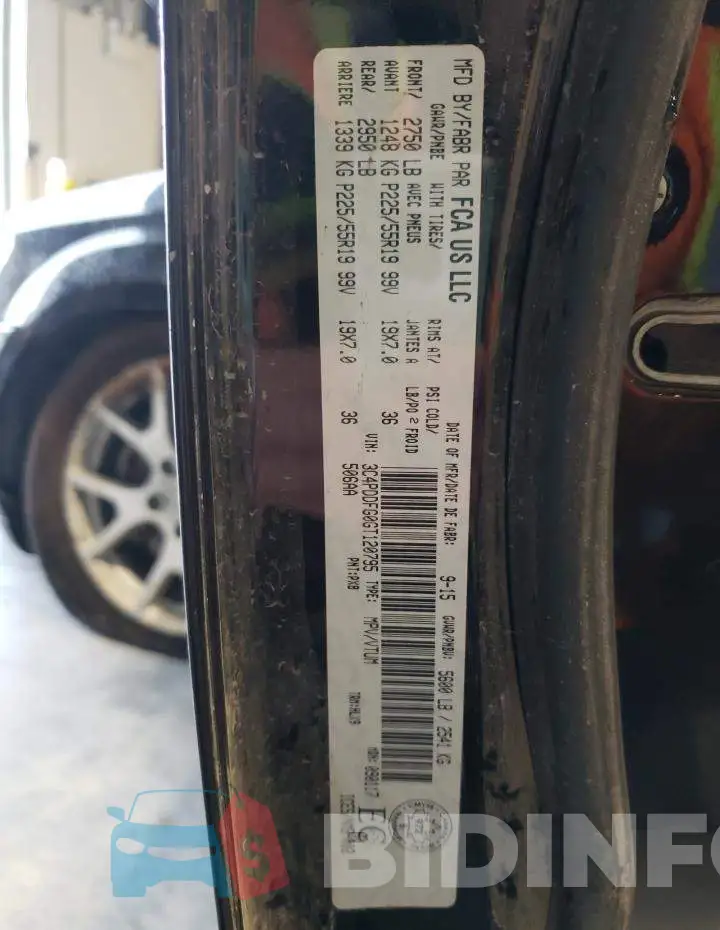 3C4PDDFG0GT120795 Photo# 10