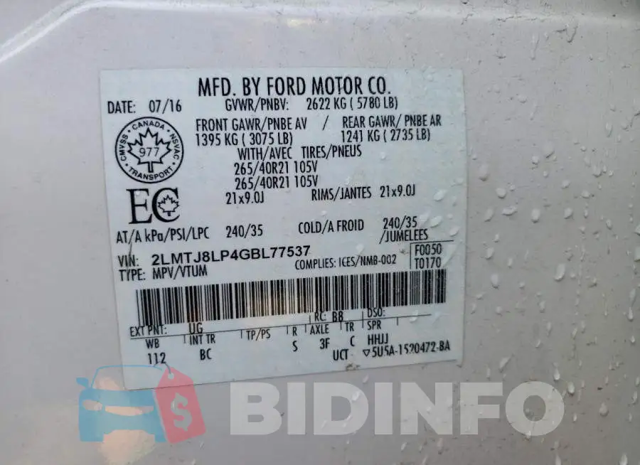 2LMTJ8LP4GBL77537 Photo# 10