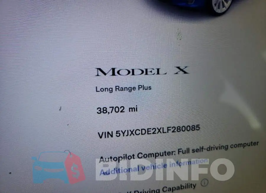 5YJXCDE2XLF280085 Photo# 8
