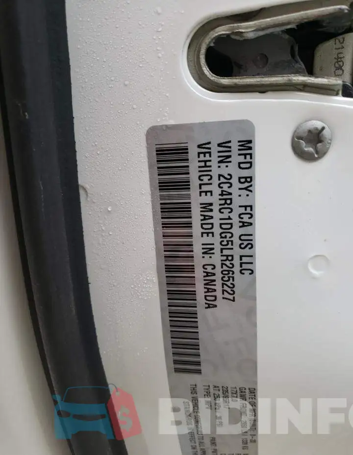 2C4RC1DG5LR265227 Photo# 10
