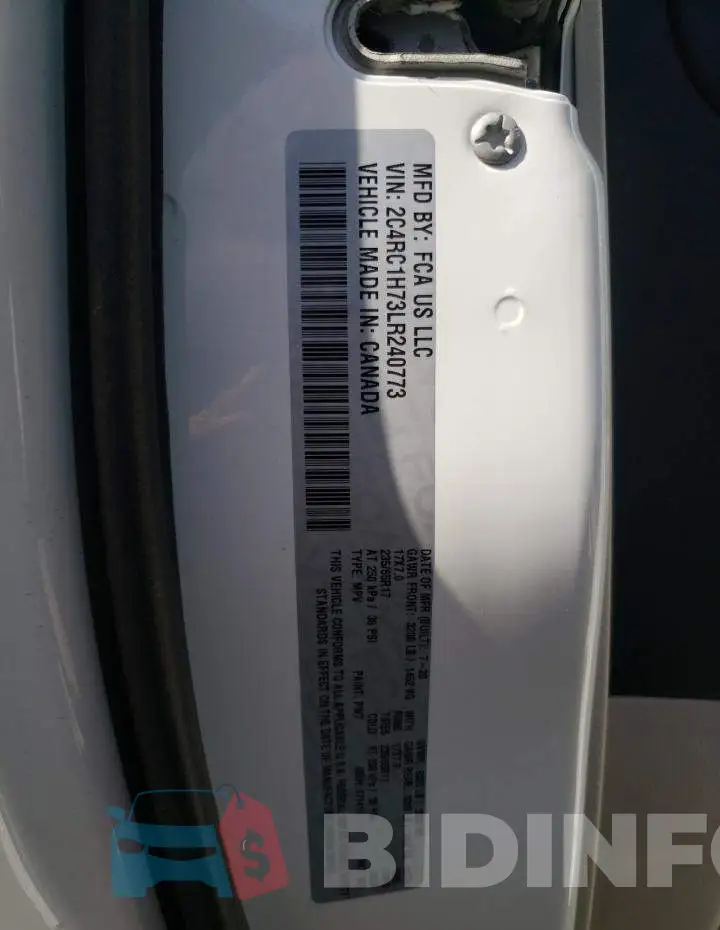 2C4RC1H73LR240773 Photo# 10
