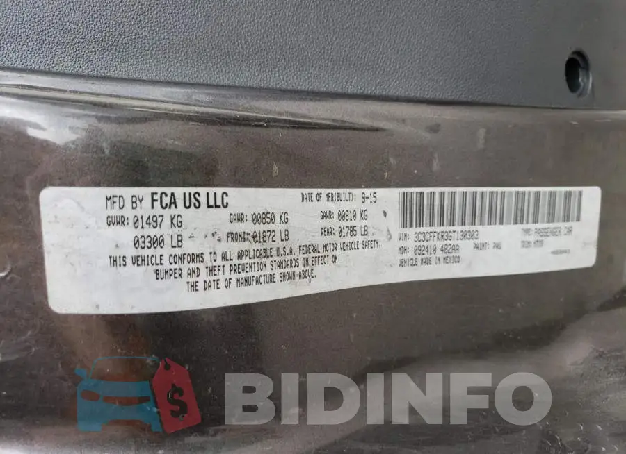 3C3CFFKR3GT130303 Photo# 10