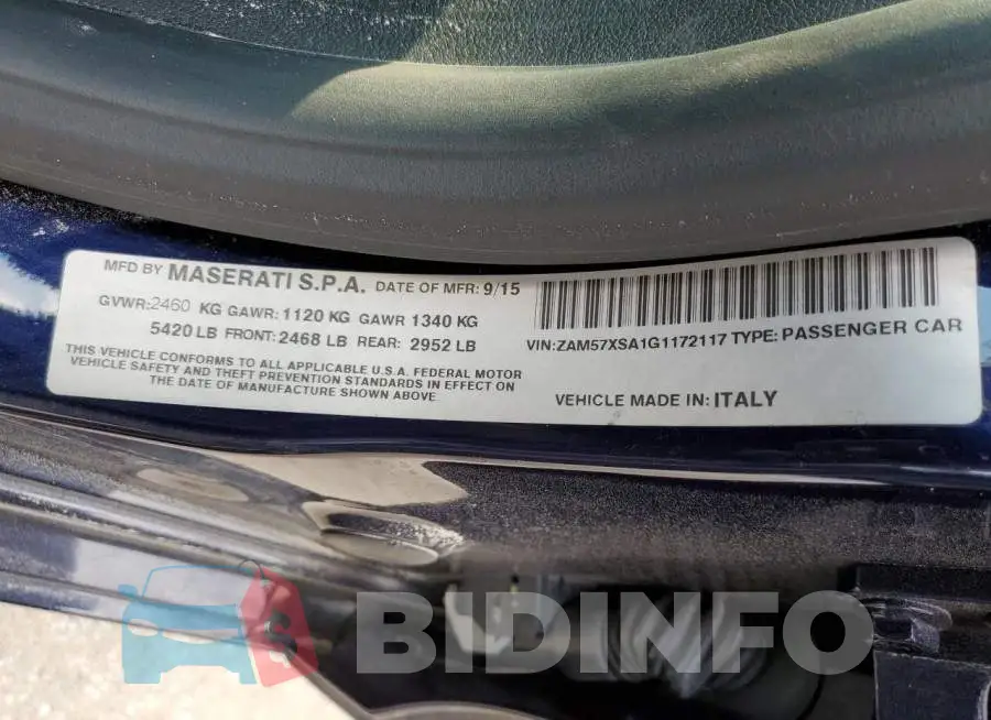 ZAM57XSA1G1172117 Photo# 10
