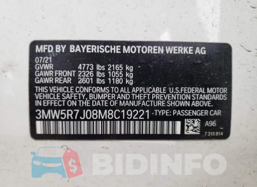3MW5R7J08M8C19221 Photo# 10